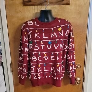 Stranger Things Red Crewneck Sweater